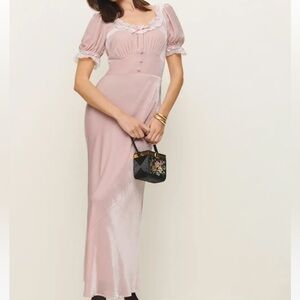 NEW NWT Reformation Adessa Velvet Dress
